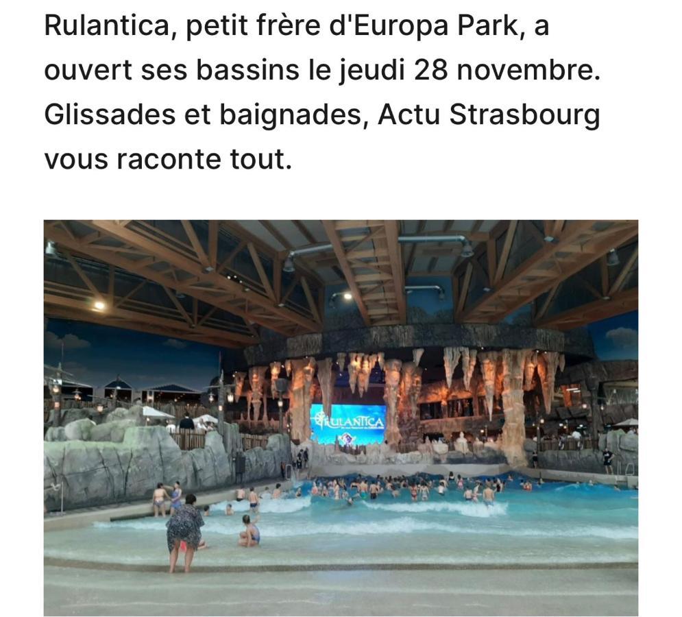 Location Mh Situee A 15 Mn D Europa Park Et Rulantika Apartment Boofzheim Exterior photo